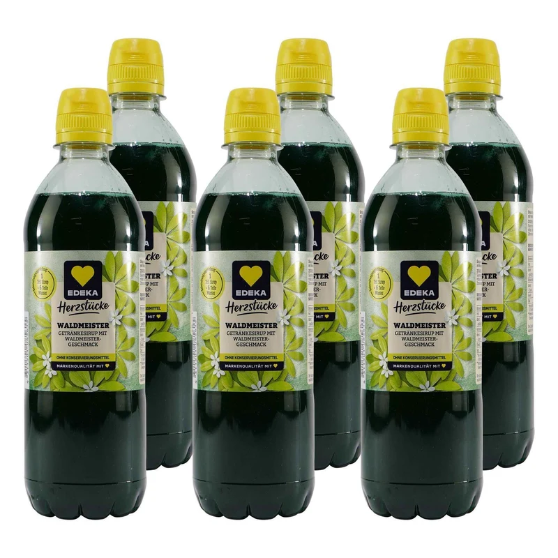 Herzstücke Waldmeister Getränkesirup (6 x 0,5L)