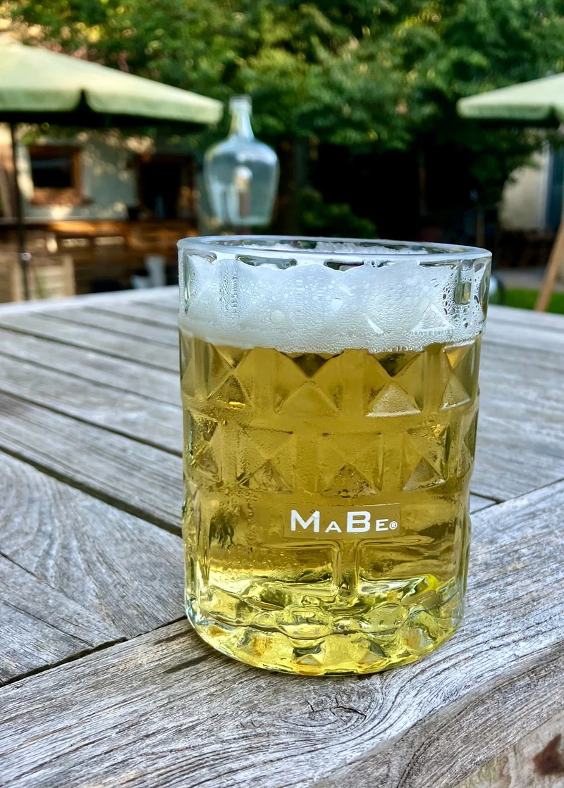 Statement TrinkGlas - aus der Vodka Flasche - dicke Wandung mit Struktur