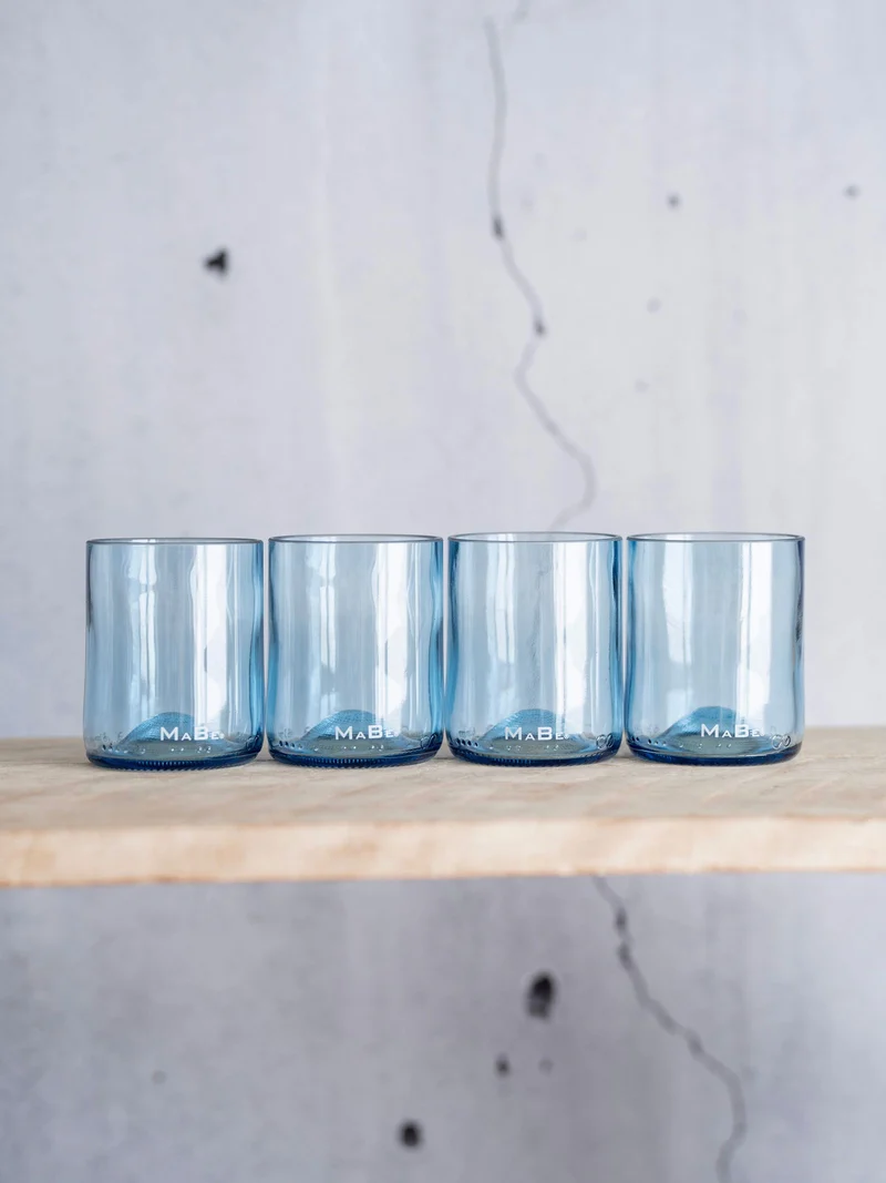 TrinkGlas 🩵💚 exklusive, limitierte Farbwelt von himmelblau bis petrol