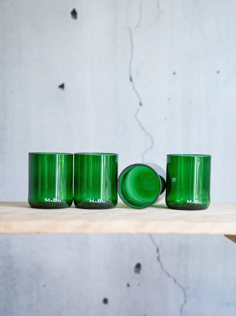 TrinkGlas 🩵💚 exklusive, limitierte Farbwelt von himmelblau bis petrol