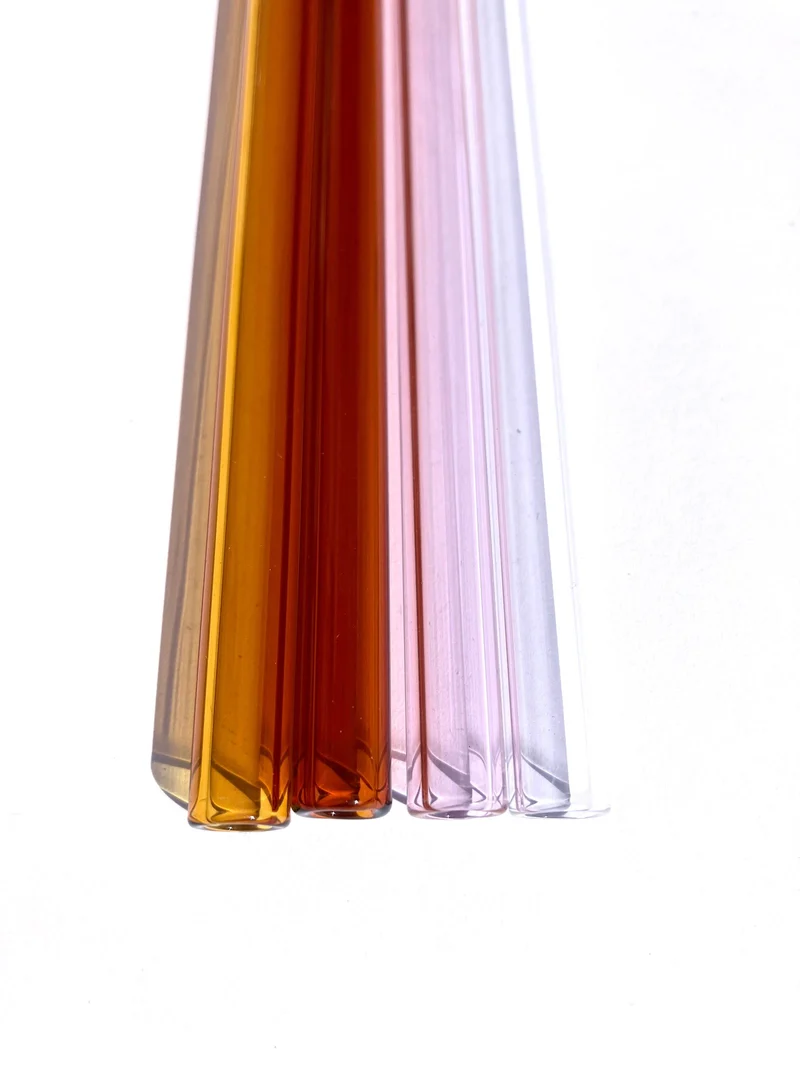 Glashalm - Glastrinkhalm - tolle Farben 🧡🌸 made in Germany 🩶Geschenkidee