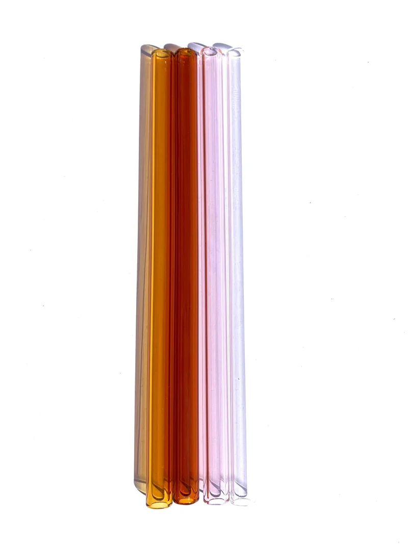 Glashalm - Glastrinkhalm - tolle Farben 🧡🌸 made in Germany 🩶Geschenkidee