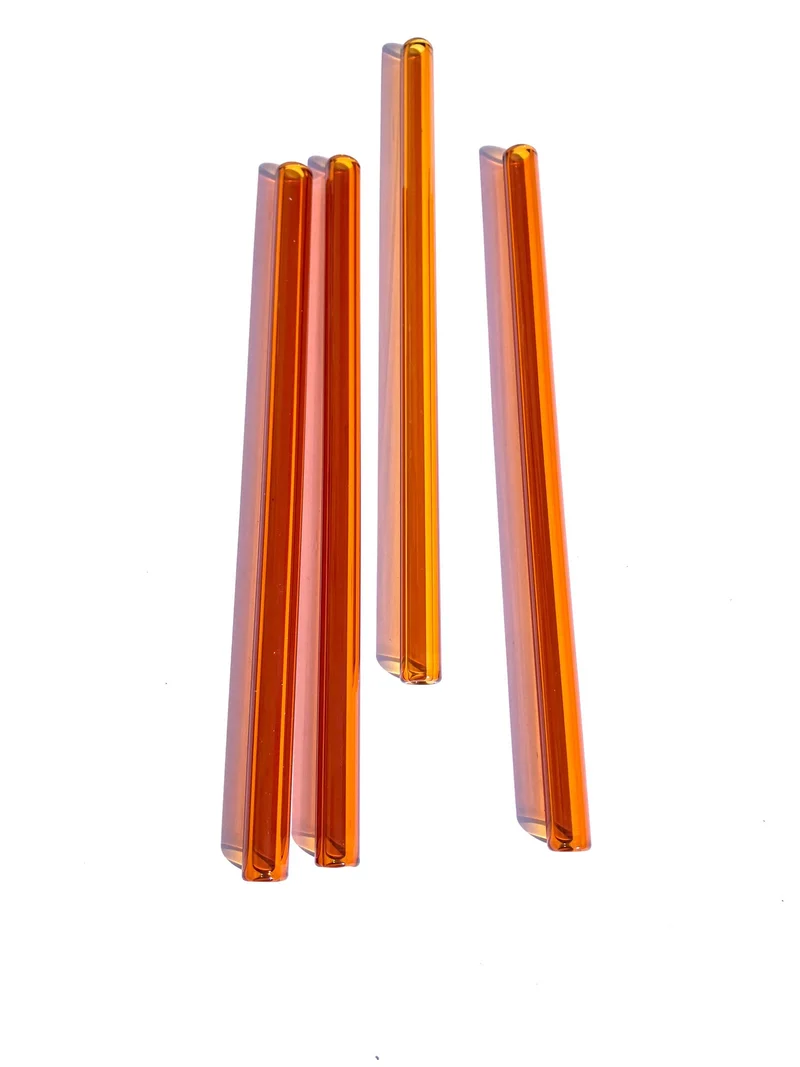 Glashalm - Glastrinkhalm - tolle Farben 🧡🌸 made in Germany 🩶Geschenkidee