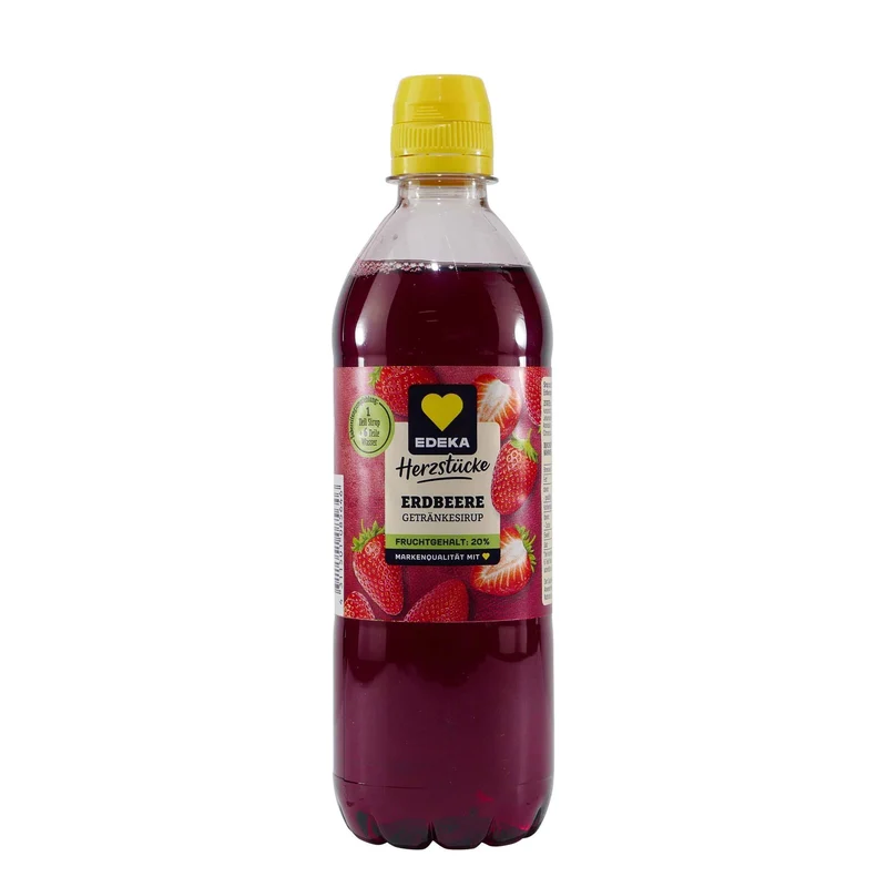 Herzstücke Erdbeere Getränkesirup (6 x 0,5L)