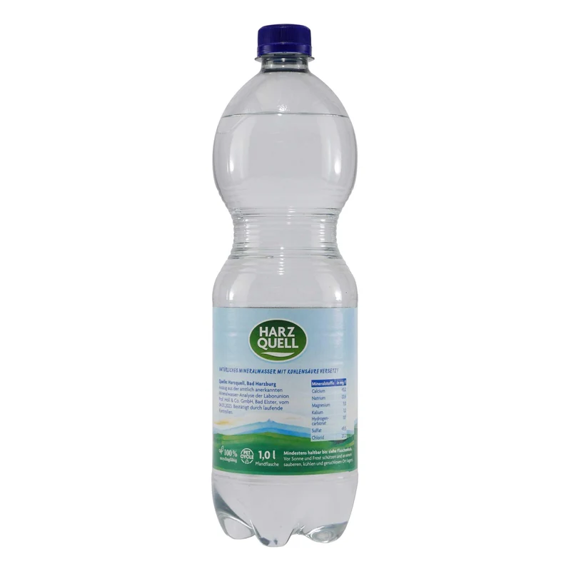Harzquell Mineralwasser -Classic- (12 x 1,0L) EINWEG