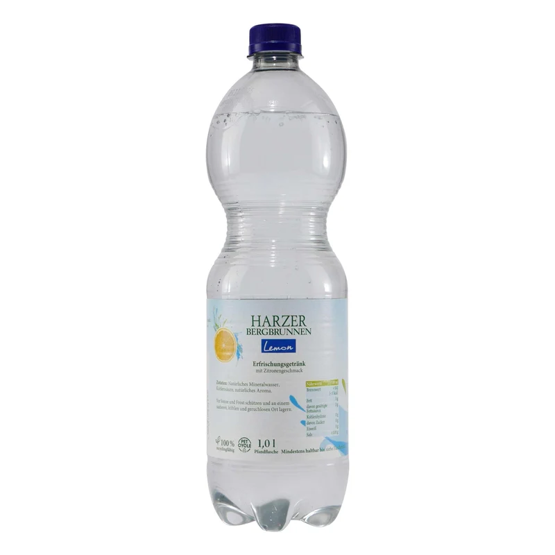 Harzer Bergbrunnen Lemon (12 x 1,0L) EINWEG