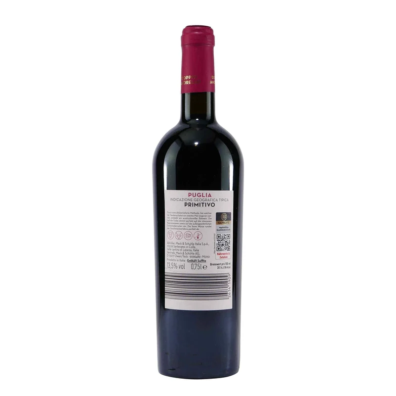 Doppio Amorello Primitivo IGT -halbtrocken- (6 x 0,75L)