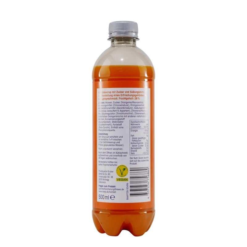 ja! Orange Getränkesirup (6 x 0,5L)