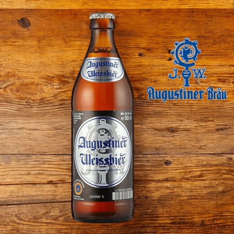 Augustiner Weissbier Hell 0,5l – Das erfrischende Hefeweizen aus München