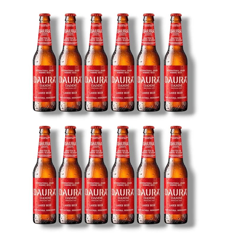 Daura Damm 0,33l– Glutenfreies Bier aus Spanien 5,4% Vol.