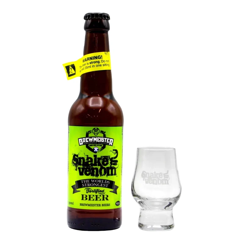 Brewmeister Snake Venom 330 ml – Strongest Fortified Beer 67,5 % Vol.