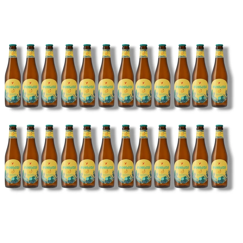 Mongozo Banana 0,33 l – Glutenfreies Fairtrade-Bananenbier 4,5 % Vol.