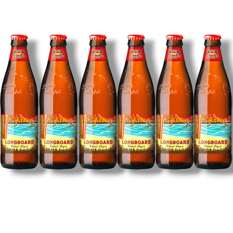 Kona Longboard Island Lager 0,35 l – Mildes Lagerbier mit tropischem Flair 4,6% Vol.