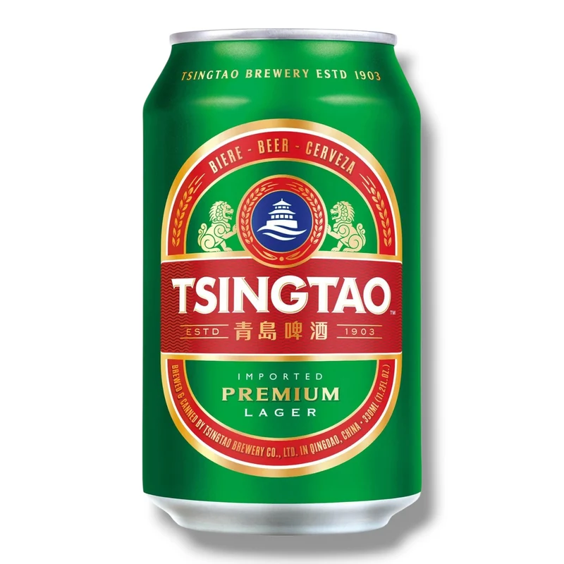 Tsingtao Lager 0,33l – Chinesisches Premium Lagerbier 4,7% Vol.