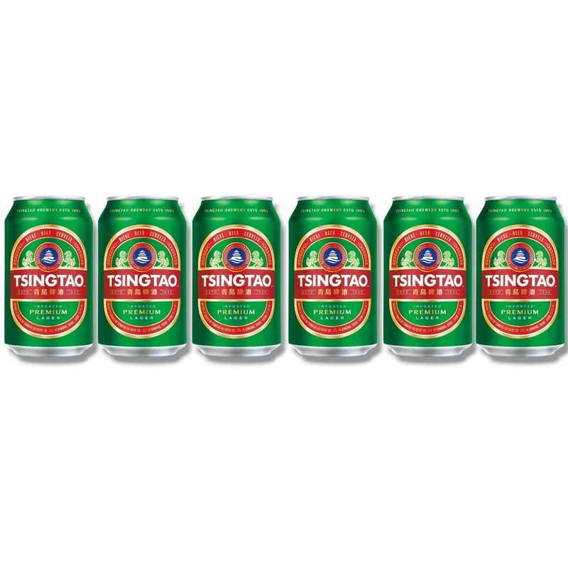 Tsingtao Lager 0,33l – Chinesisches Premium Lagerbier 4,7% Vol.