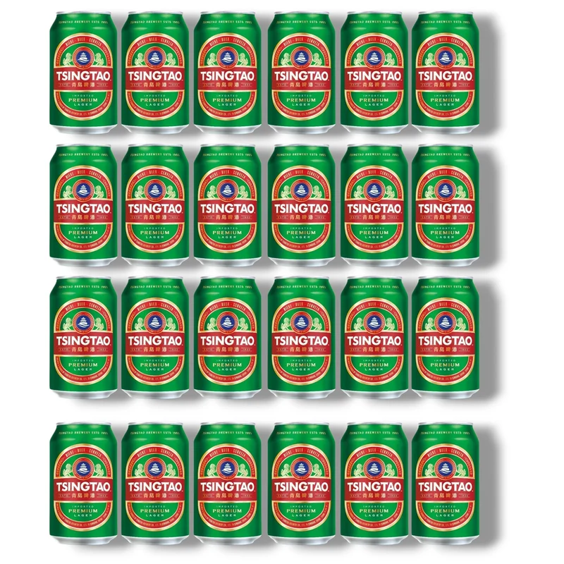 Tsingtao Lager 0,33l – Chinesisches Premium Lagerbier 4,7% Vol.