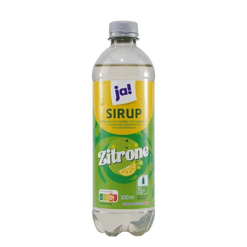 ja! Zitrone Getränkesirup (18 x 0,5L)
