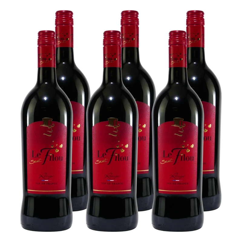 Le Filou Sweet Rouge -lieblich- (6 x 1,0L)