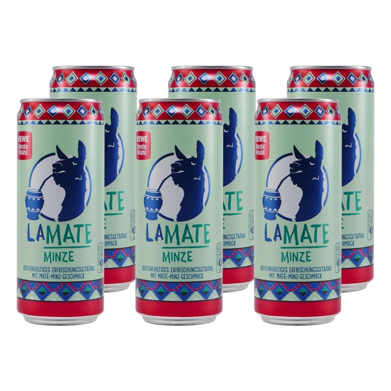 Beste Wahl Lamate Minze (24 x 0,33L) EINWEG