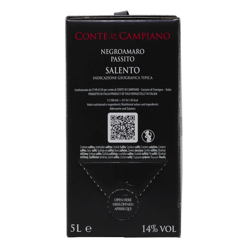 Conte di Campiano Appassimento IGT -halbtrocken- 5,0L BIB