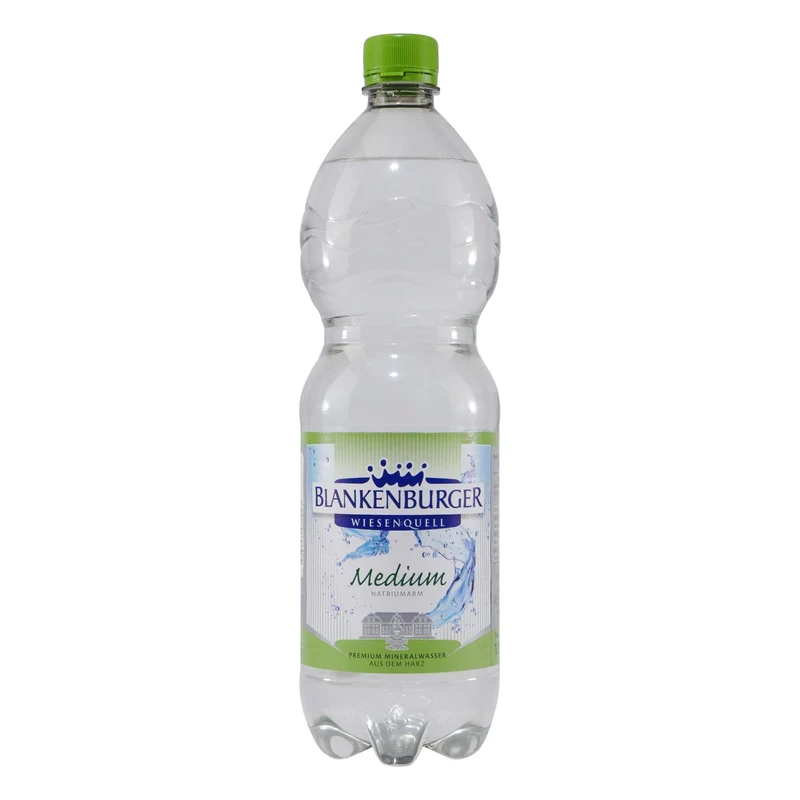 Blankenburger Mineralwasser -Medium- (12 x 1,0L) EINWEG