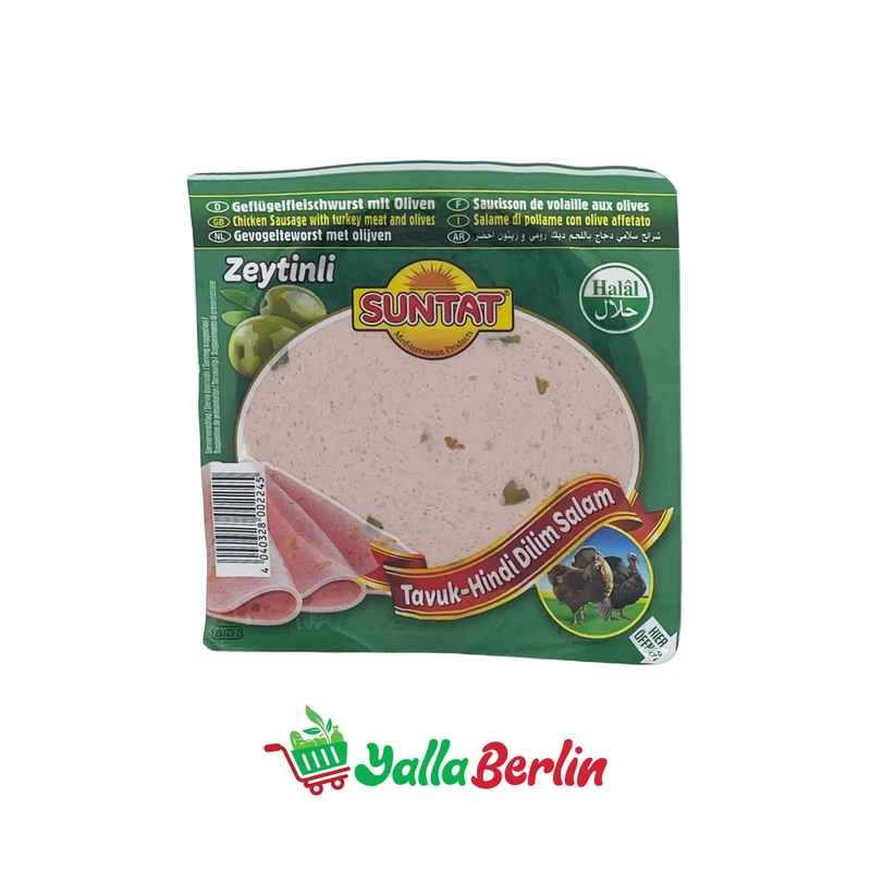 SUNTAT TAVUK-HINDI DILIM SALAM ZEYTINLI (200 Gr)