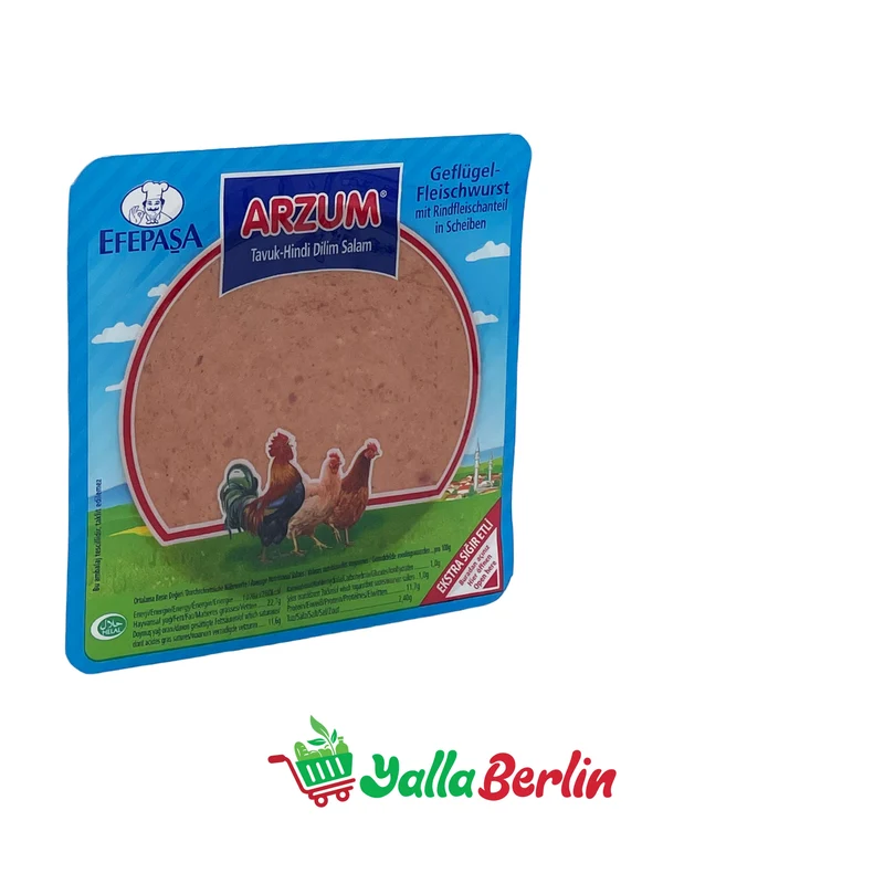 ARZUM TAVUK-HINDI DILIM SALAM (200 Gr)