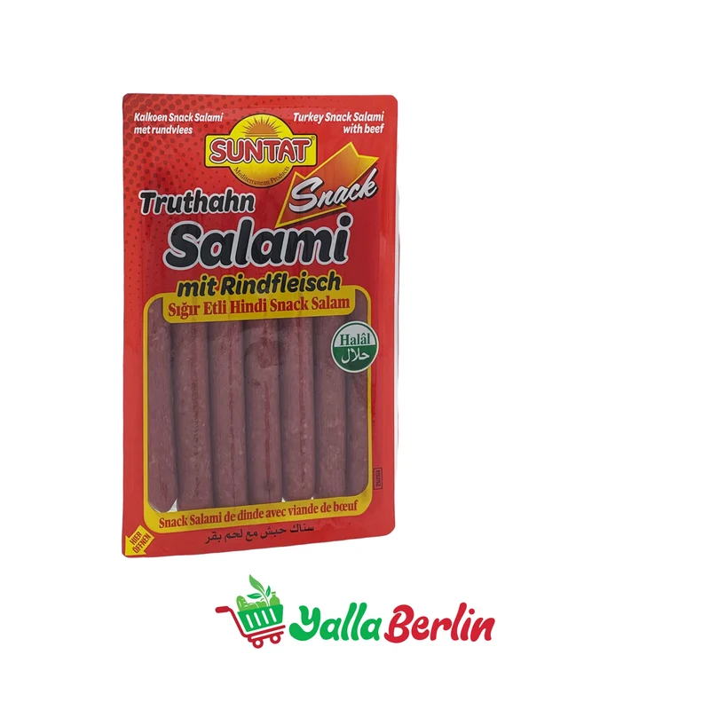 SUNTAT TRUTHAHN SNACK SALAMI MIT RINDFLEISCH (175 Gr)
