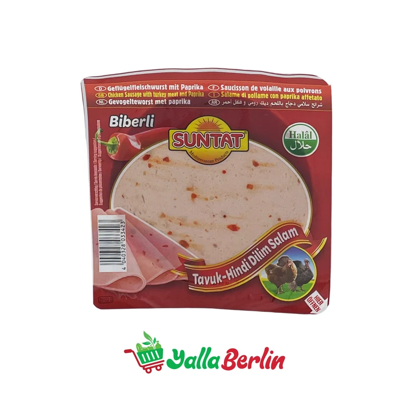 SUNTAT GEFLÜGELFLEISCHWURST MIT PAPRIKA (200 Gr)
