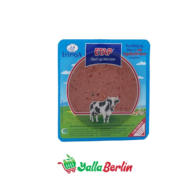 ETAP RINDFLEISCH-WURST MIT PAPRIKAFLOCKEN (150 Gr)