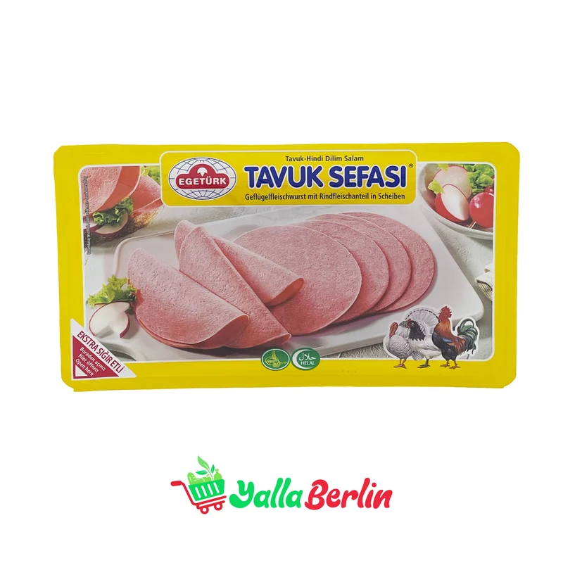 TAVUK SEFASI GEFLÜGELFLEISCHWURST MIT RINDFLEISCHANTEIL (125 Gr)