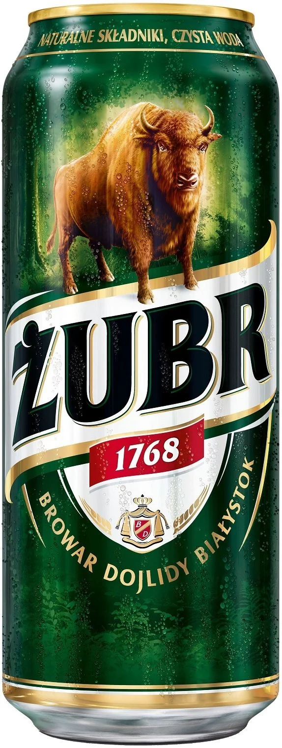 Zubr Pils 500 ml – Polnisches Lagerbier 6,0 % Vol.