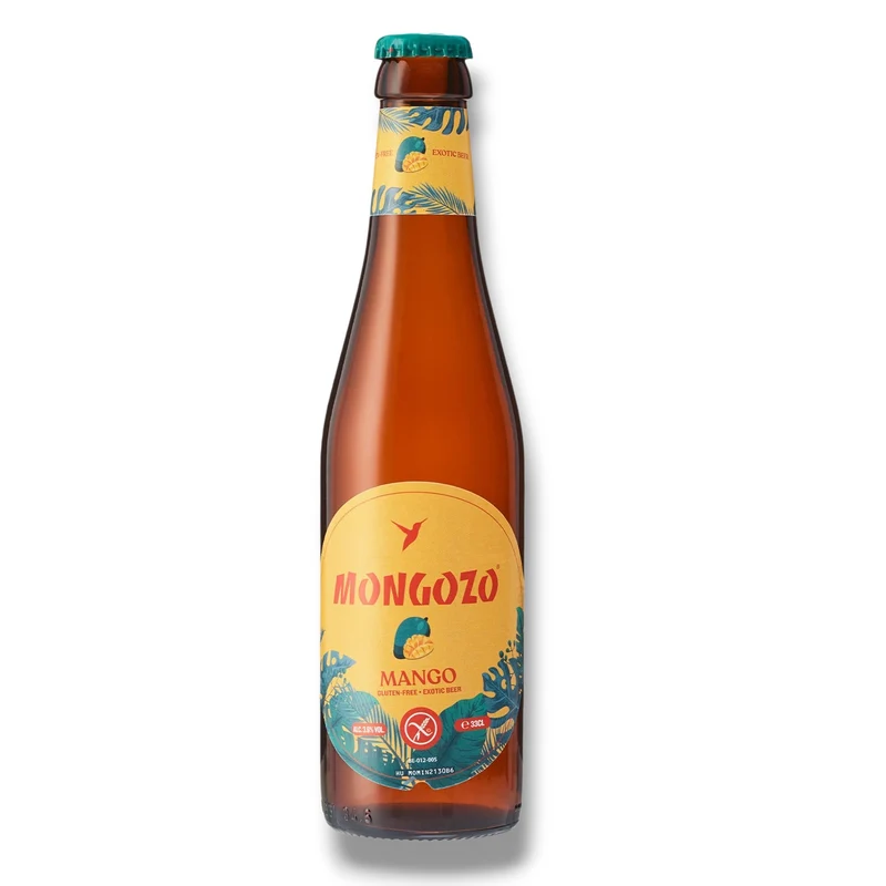 Mongozo Mango 0,33l – Glutenfreies Bio-Mangobier 3,6 % Vol.