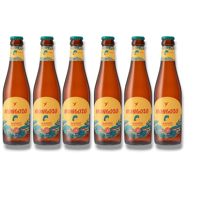 Mongozo Mango 0,33l – Glutenfreies Bio-Mangobier 3,6 % Vol.