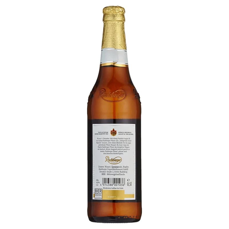 Radeberger Pils 0,5l mit 4,8% Vol.