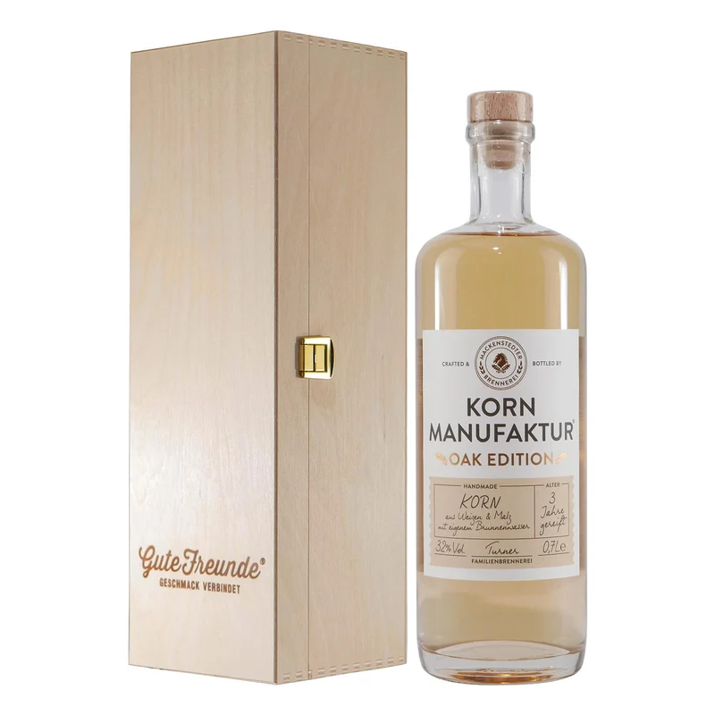 Mackenstedter Korn Manufaktur Oak Edition mit Geschenk-HK