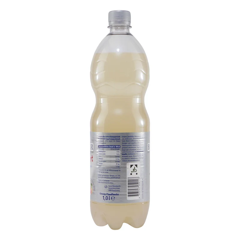 Blankenburger ISO Sport Grapefruit-Zitrone (12 x 1,0L) EINWEG