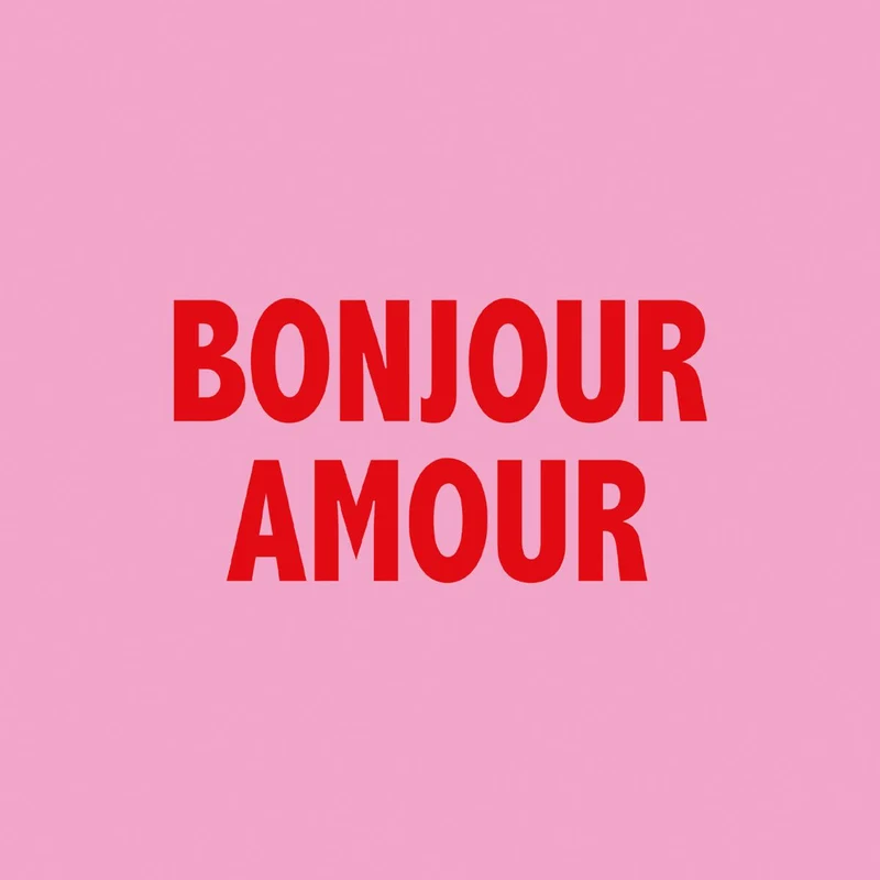 BONJOUR AMOUR 🩷 Cocktail Servietten ❤️ von ppd