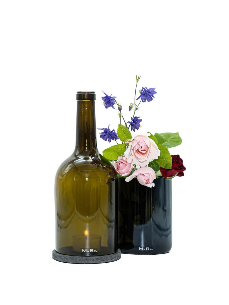 Windlicht - B Ä M - edel & wertig - Wein - ein toller Eyecatcher