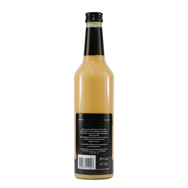 Advocaat Eierlikör 20% (Schwarz) mit Geschenk-HK