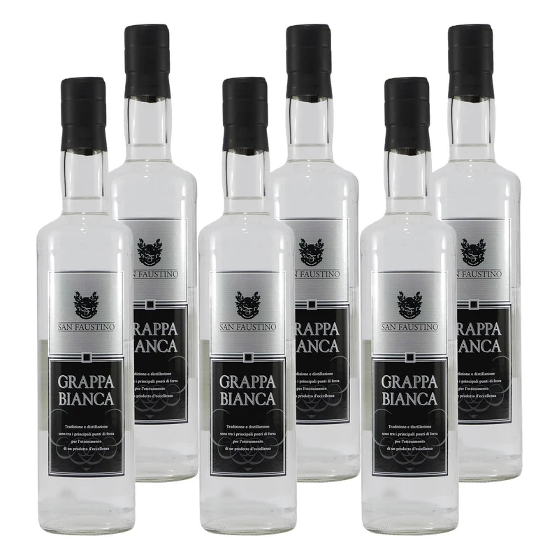 San Faustino Grappa Bianco (6 x 0,5L)