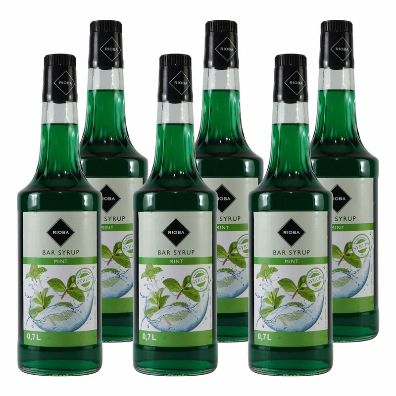 Rioba Mint (Minze) Syrup (6 x 0,7L)