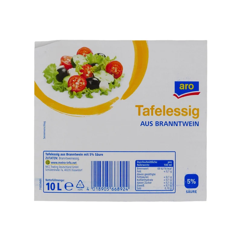aro Tafelessig 5% Säure 10L