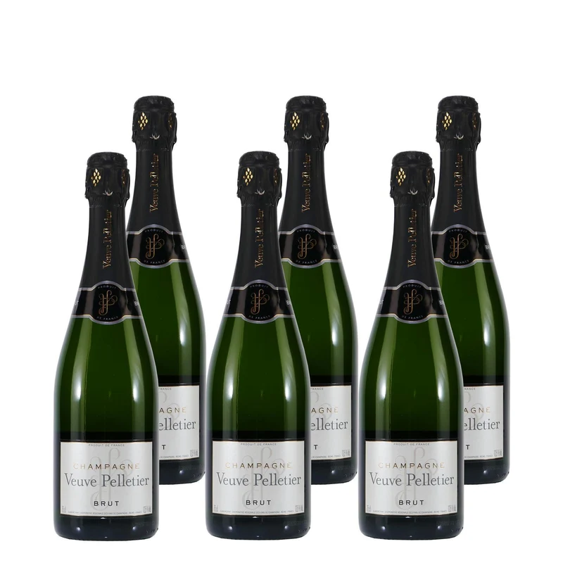 Champagner Veuve Pelletier brut (6 x 0,75L)