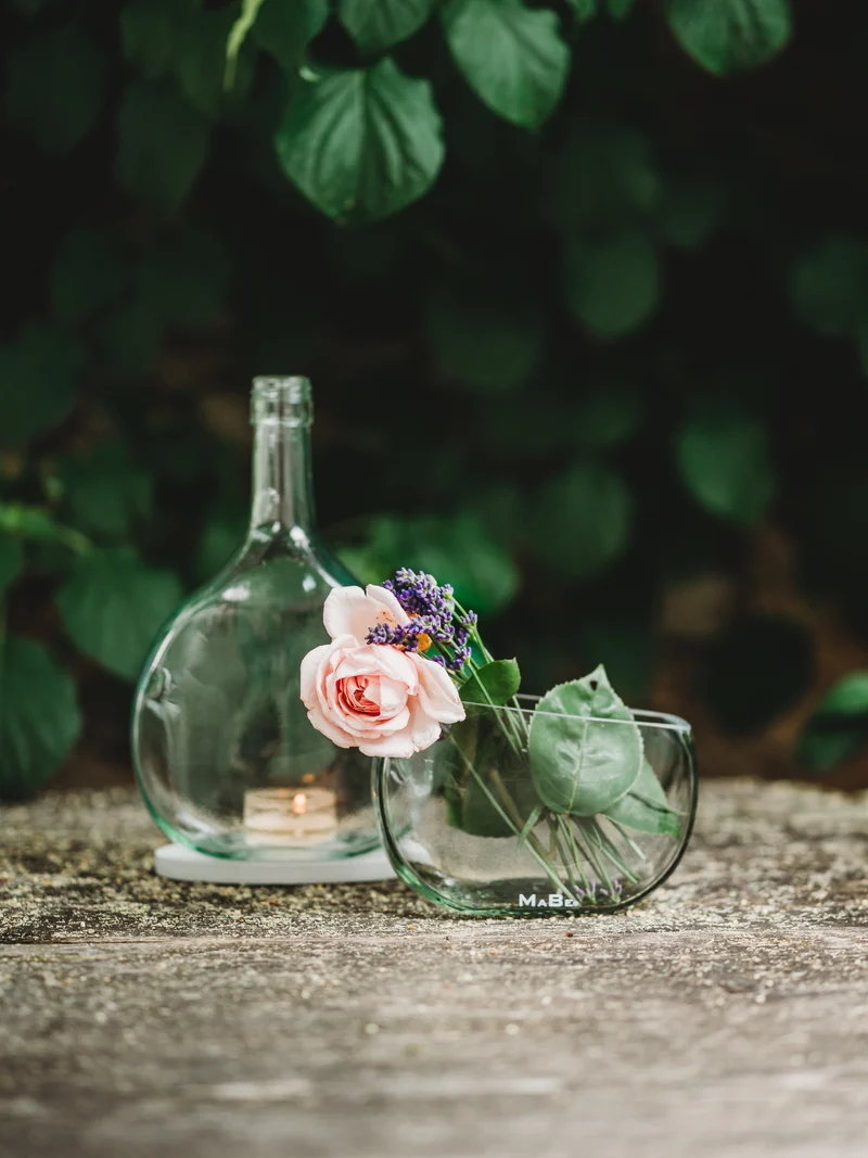 DESIGN – WINDLICHT & Vase - ein wunderbares Duo - ein klasse Geschenk - NUR BEI UNS