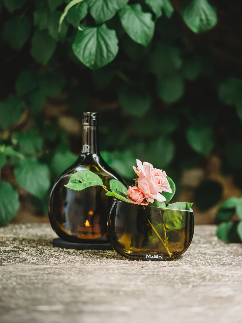 DESIGN – WINDLICHT & Vase - ein wunderbares Duo - ein klasse Geschenk - NUR BEI UNS
