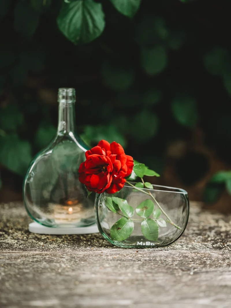 DESIGN – WINDLICHT & Vase - ein wunderbares Duo - ein klasse Geschenk - NUR BEI UNS