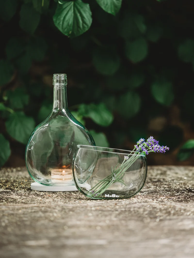 DESIGN – WINDLICHT & Vase - ein wunderbares Duo - ein klasse Geschenk - NUR BEI UNS