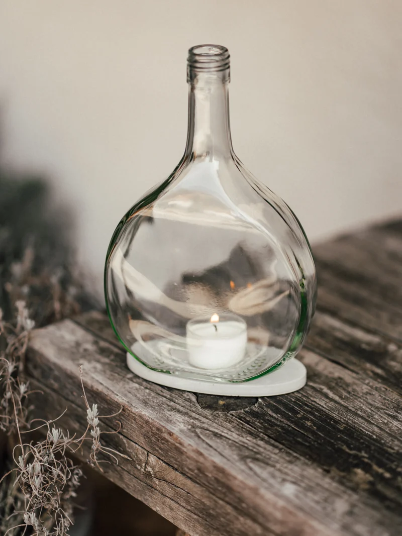 DESIGN – WINDLICHT & Vase - ein wunderbares Duo - ein klasse Geschenk - NUR BEI UNS