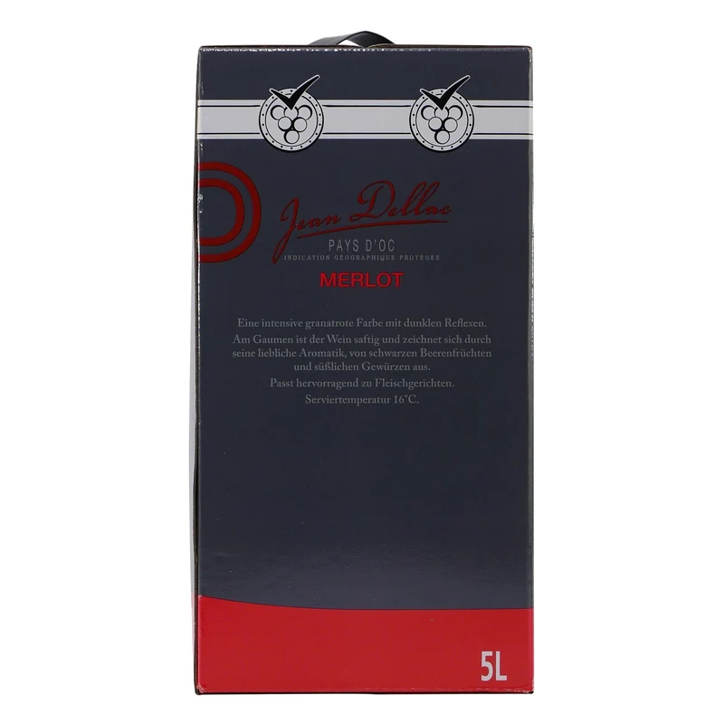 Jean Dellac Merlot IGP -trocken- 5,0L BIB